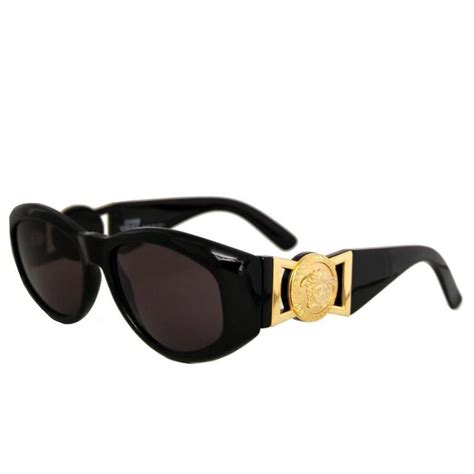 black and gold versace shades|black versace sunglasses.